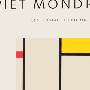 Quadro decorativo Piet Mondrian 2