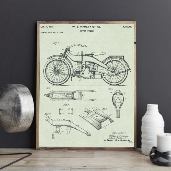 Quadro patente motocicleta 4