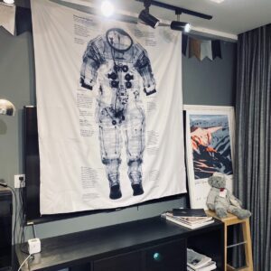 Tapeçaria de parede astronauta 2