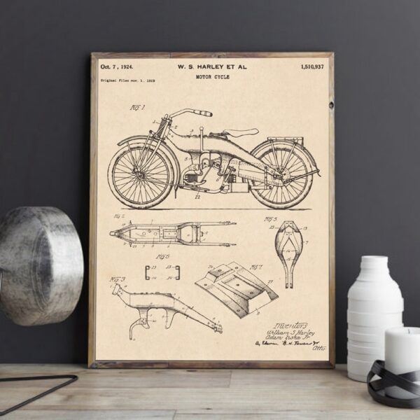 Quadro patente motocicleta 3