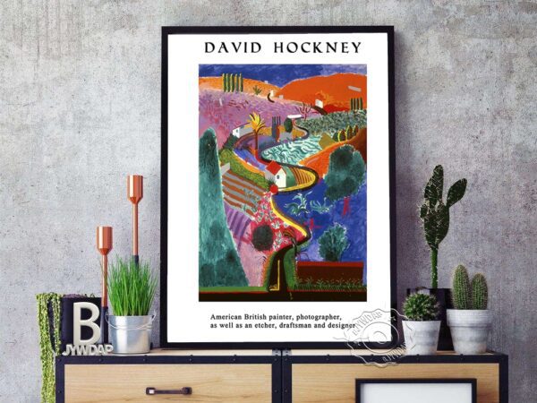 Quadro decorativo David Hockney 4