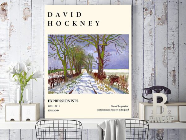 Quadro decorativo David Hockney 6