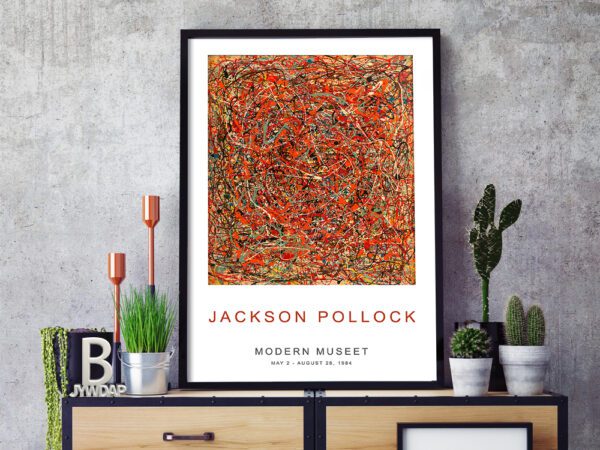 Quadro decorativo Jackson Pollock 3