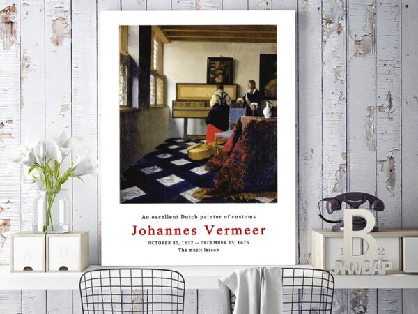 Quadro decorativo Johannes Vermeer 6