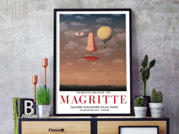 Quadro decorativo Rene Magritte 4