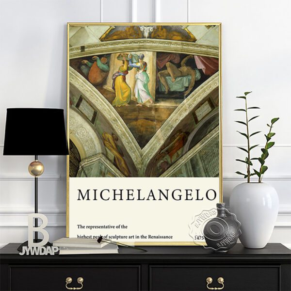 Quadro decorativo Michelangelo 4