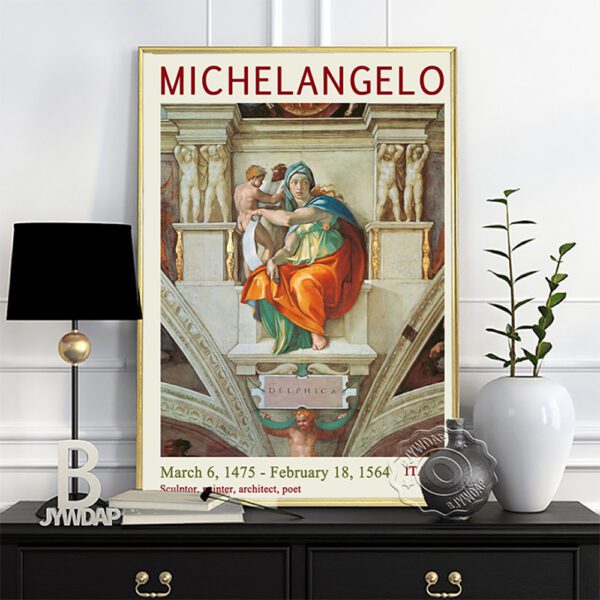 Quadro decorativo Michelangelo 6