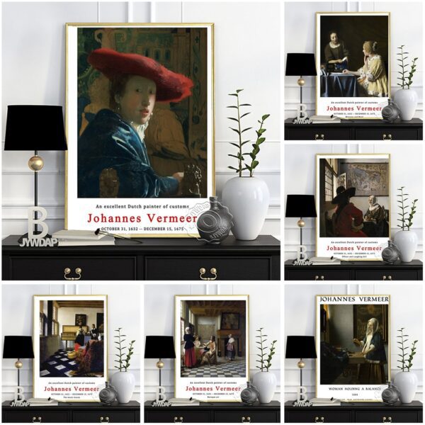 Quadro decorativo Johannes Vermeer 1