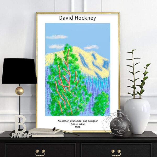 Quadro decorativo David Hockney 4