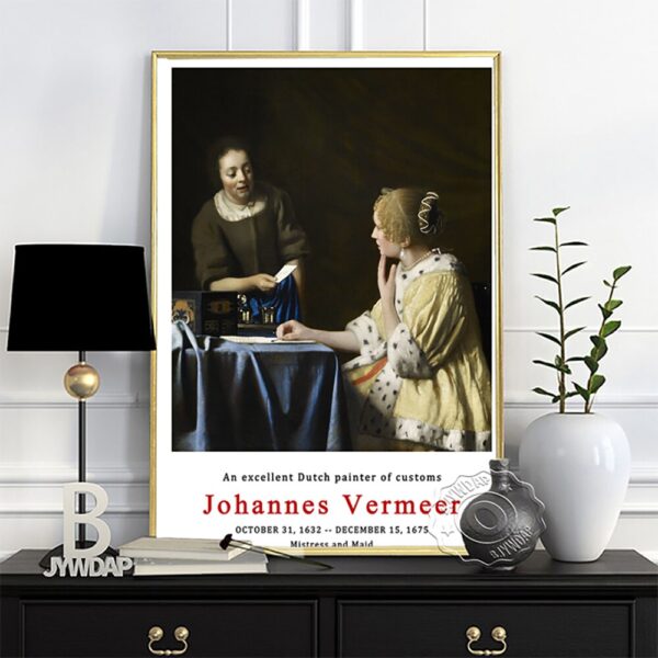 Quadro decorativo Johannes Vermeer 2