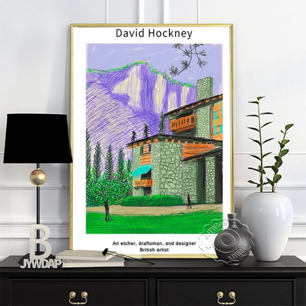 Quadro decorativo David Hockney 6
