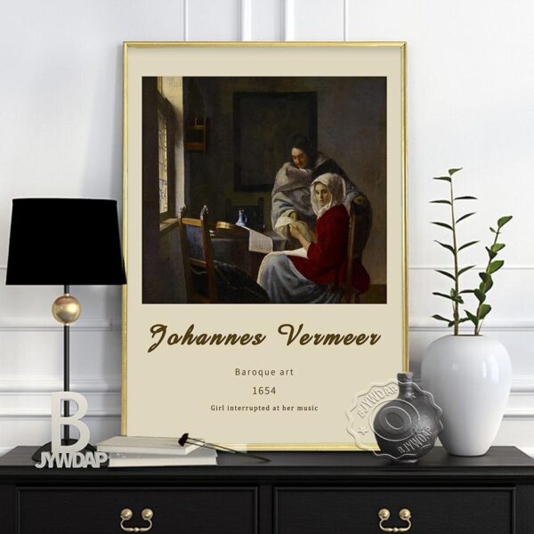 Quadro decorativo Johannes Vermeer 6