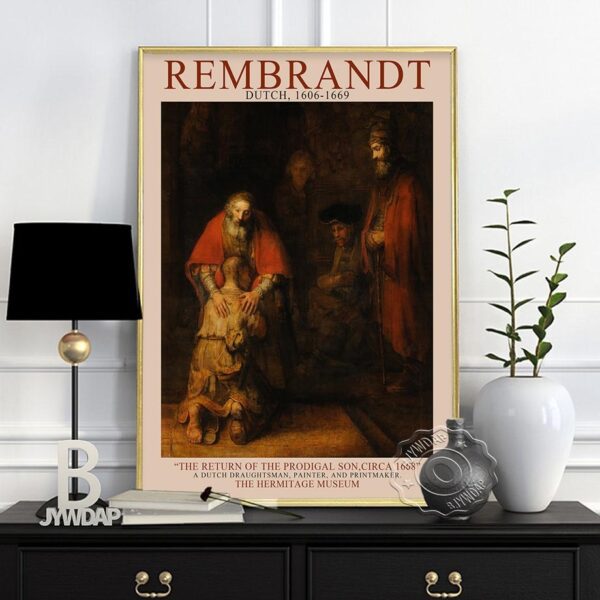 Quadro decorativo Rembrandt Harmenszoon 6