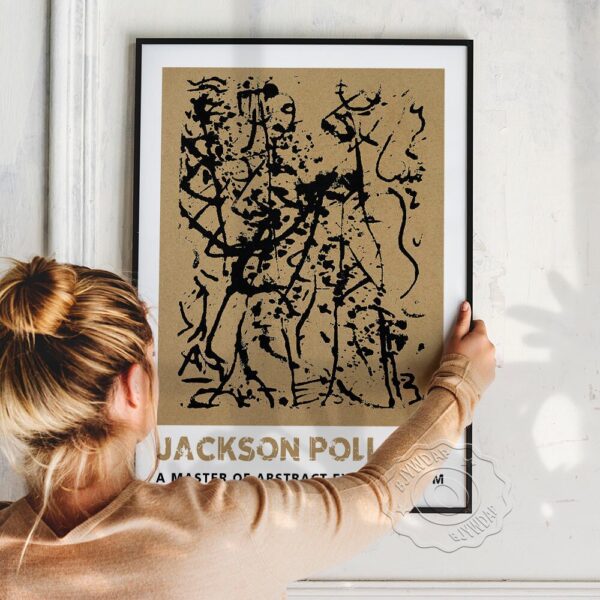 Quadro decorativo Jackson Pollock 4