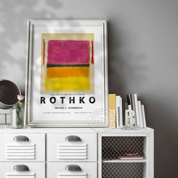 Quadro decorativo Mark Rothko 6