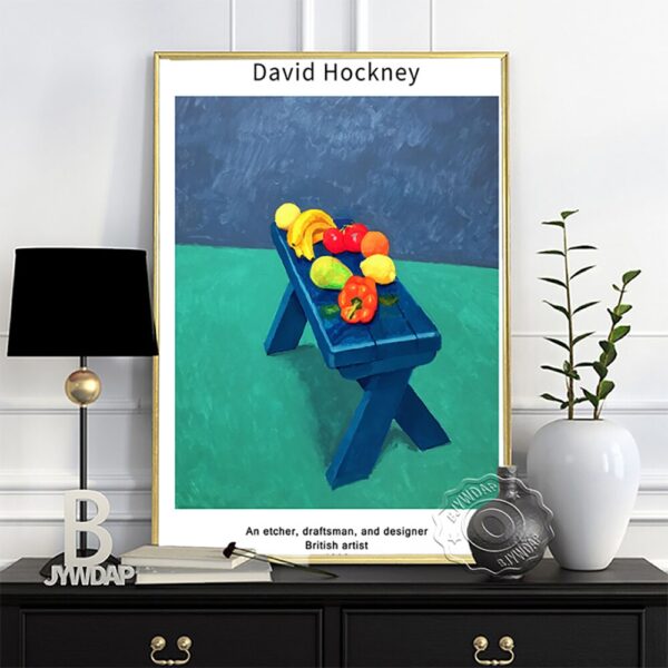 Quadro decorativo David Hockney 2