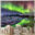 Tapeçaria de parede aurora boreal (vários modelos) 10