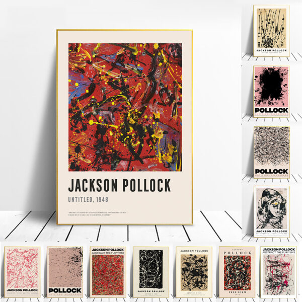 Quadro decorativo Jackson Pollock 1