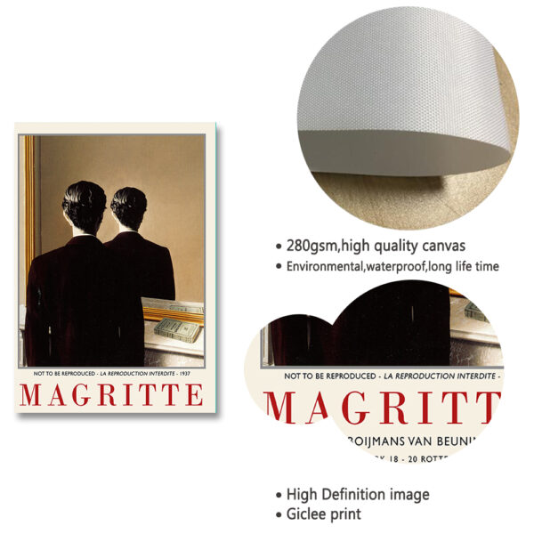 Quadro decorativo René Magritte 4