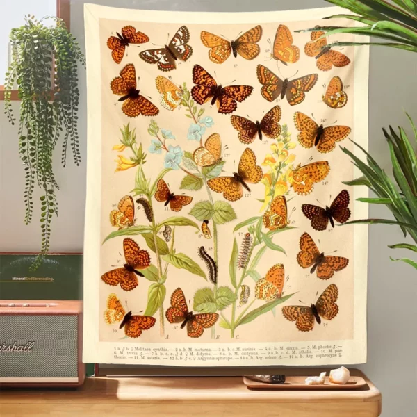 Tapeçaria de parede borboletas (vários modelos) 5