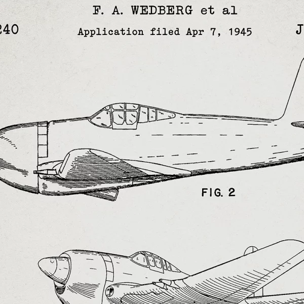 Quadro patente avião 3
