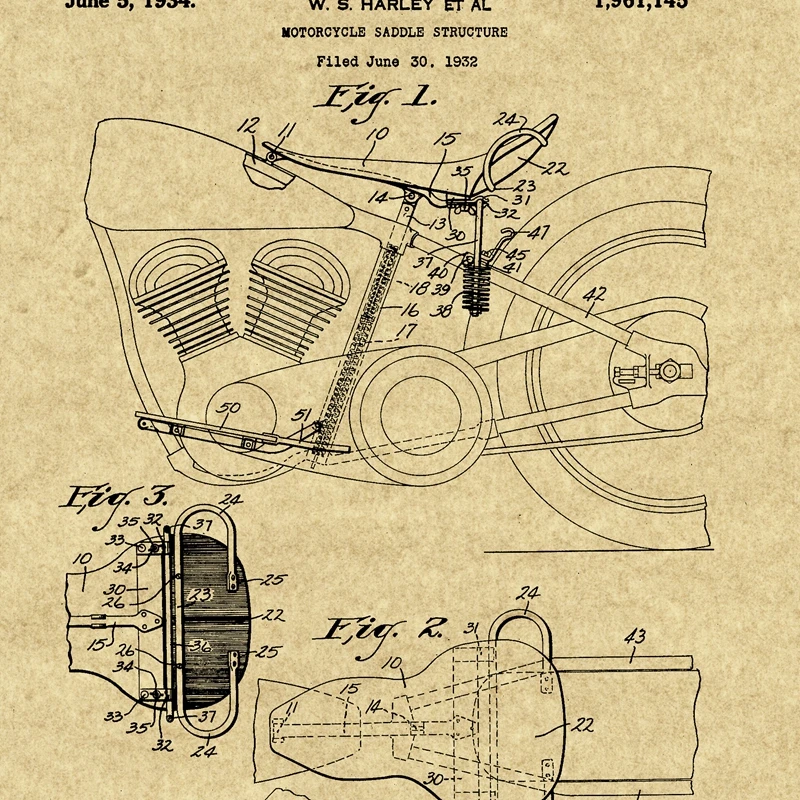 Quadro patente motocicleta 2