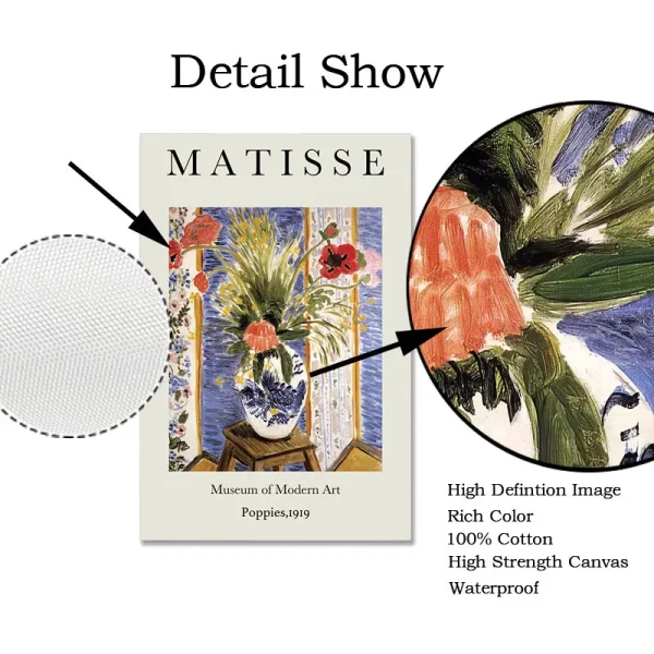 Quadro Decorativo Henri Matisse 24