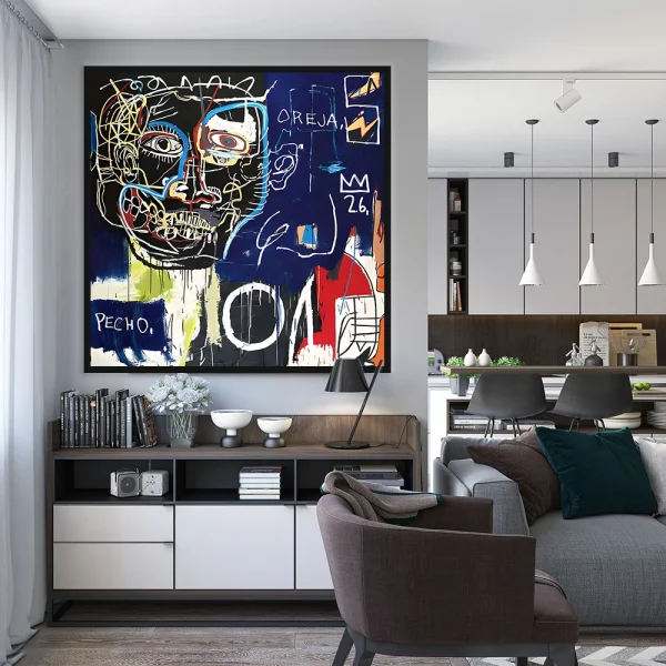 Quadro decorativo Jean Michel Basquiat 2
