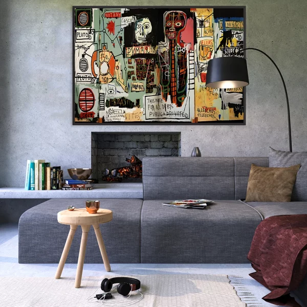 Quadro Decorativo Jean Michel Basquiat 54