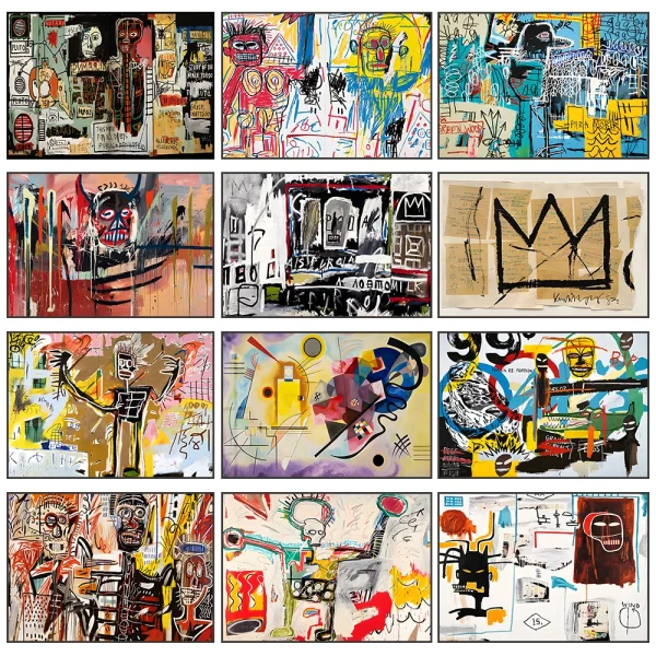Quadro Decorativo Jean Michel Basquiat 57