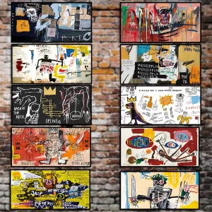 Quadro Decorativo Jean Michel Basquiat 80